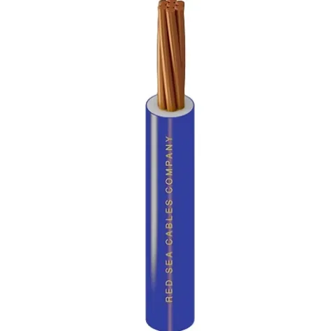 كابل نحاس أحادي النواة مجدول 6 ملم²، C PVC 70°، 450/750 فولت