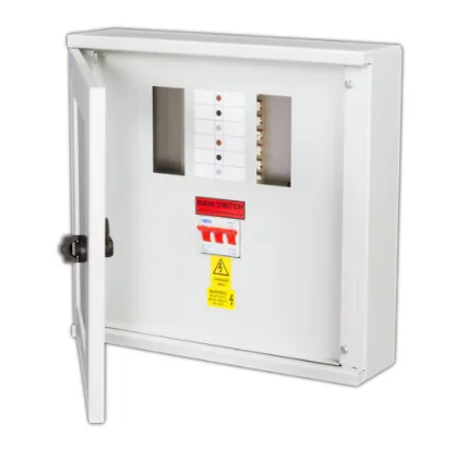24-way metal electrical distribution board
