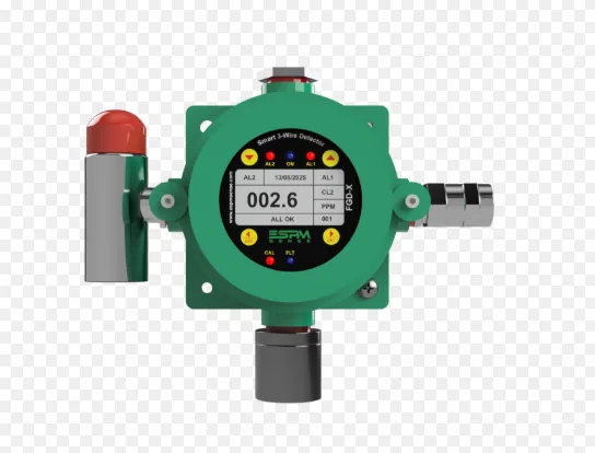 Fixed gas leak detector