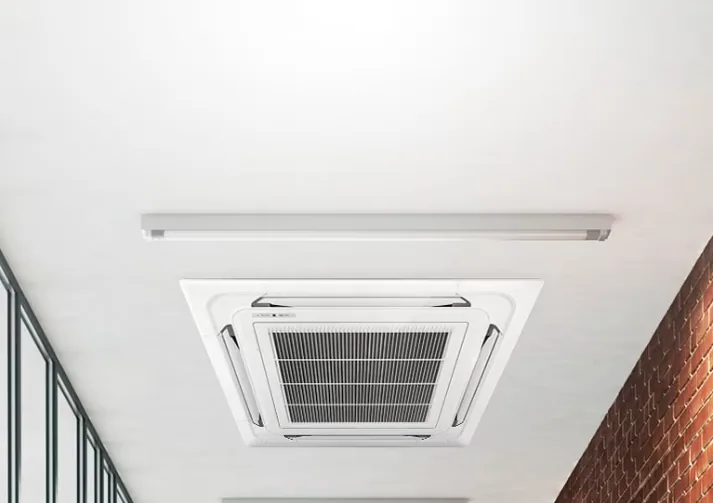 مكيف سبليت مخفي بمجرى هواء مخفي، 47,000 BTU/hr، الحرارة مضخة