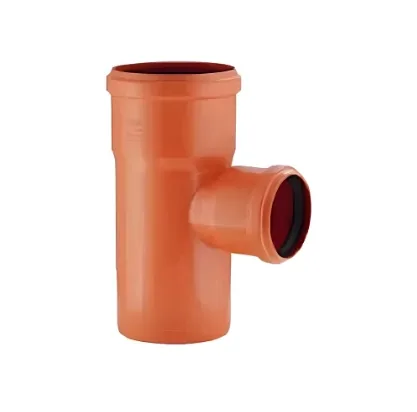تي مخفض UPVC قناة 110×75 ملم