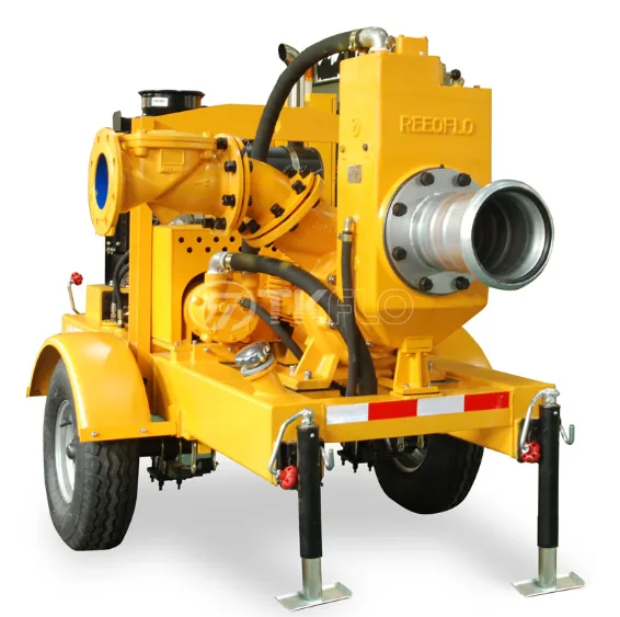trash dewatering pump
